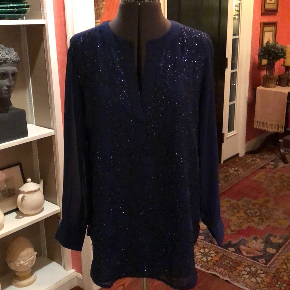 Chico’s Embellished Blouse